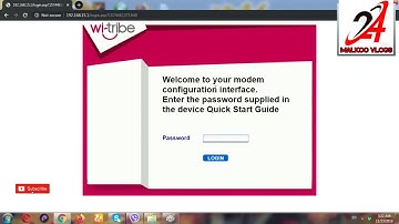 How To Change Your Wifi Password And User Name  !! Any Witribe Device