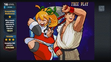 Marvel vs Capcom 1: Ryu and Roll arcade playthrough