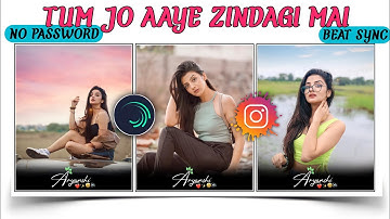 😍Aryanshi Sharma Special Video Editing Alight Motion || 💃Beat Sync Status Editing In AN Creation