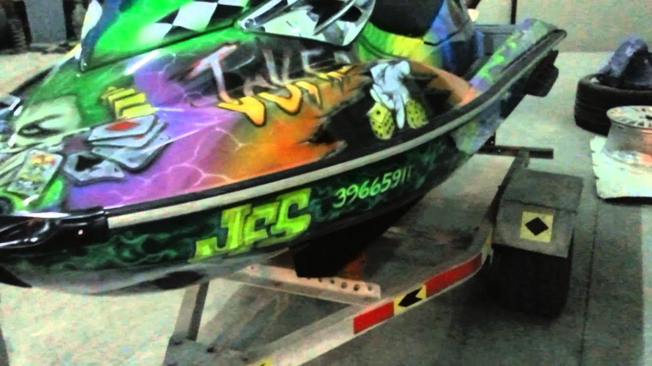 AIRBRUSH JET SKIJFS GARAGE YouTube