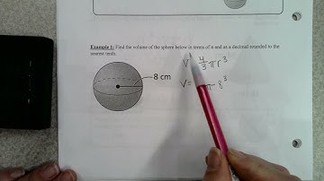 Geometry CP - Unit 10 Lesson 4 - Volume of Spheres and Composite Figures