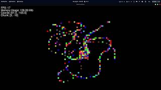 Minecraft-style chunk generation: can generate and render chunks. screenshot 3