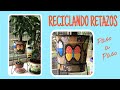Como decorar una Maceta con Retazos/How to decorate a flowerpot with patches