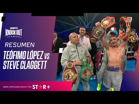 Teófimo López vs Steve Claggett fight footage