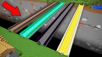 BRIDGE CHALLENGE! Minecraft NOOB vs PRO vs HACKER vs GOD! 100% TROLLING GIANT LONG MAZE TUNNEL