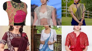Jacket Blouse Designs New Designer Blouse Designs Stylish Blouse Designs Blouse Neck Designs
