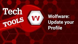 Updating your WolfWare Profile