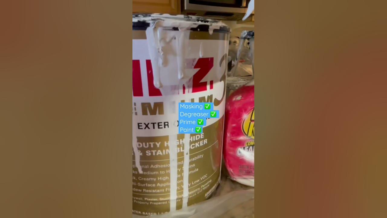 How to Paint a Greasy kitchen Ceiling Step by step shorts painter 