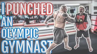 I Punched An Olympic Gymnast | AS HARD AS I COULD!