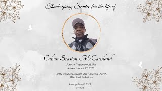 Celebrating the Life of Calvin Braston McCausland || June 8, 2025