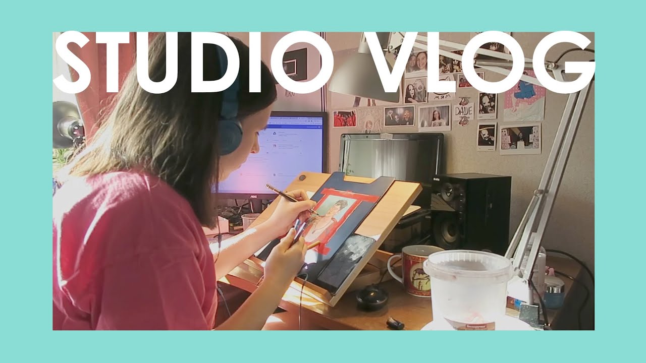 studio vlog / рандомностей влог (eng sub) - YouTube