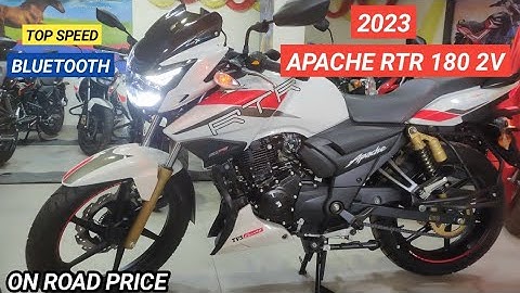 New Tvs Apache RTR 180 2V Bluetooth RM 🥰 Launch 2023 Price Mileage New Update Top Speed👍 Full Review