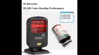 Hc-100S 2D Omni Directional Barcode Qr Code Scanner Usb Cable