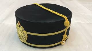32 Degree Scottish Rite Crown Cap Black