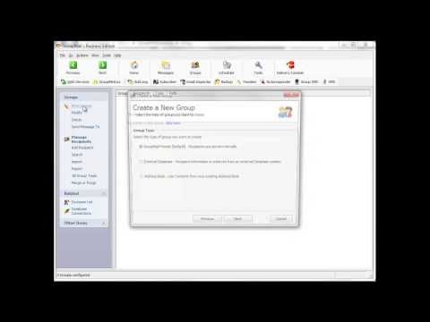 How to create a New Local Group in GroupMail