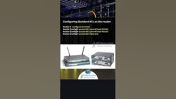 Cisco Standard ACL Configuration!!!🔥🔥🔥