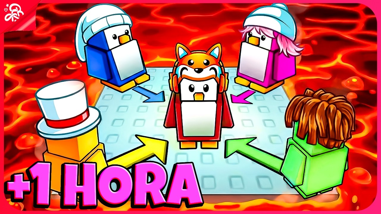 KNOCKOUT - MAS O CHÃO É LAVA +1 HORA JOGOS DIFERENTES