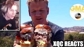 Xqc Watches Gordon Ramsay Make The Perfect Burger  With Chat