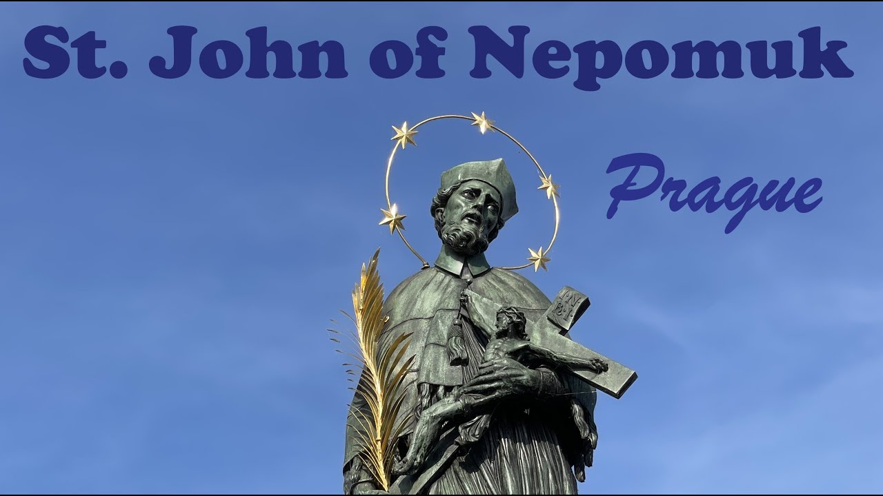 St. John of Nepomuk, beloved Czech Saint and local icon of Prague.