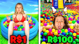 PISCINA DE BOLINHA DE R$1, R$10 OU R$ 100 REAIS  !!