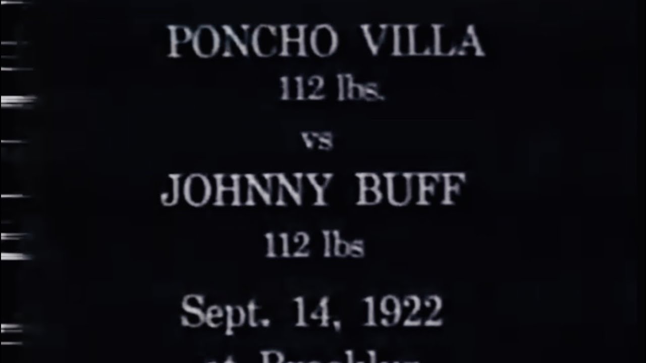 Johnny Buff Pancho Villa versus Johnny Buff (September 14, 1922, Madison Square ...