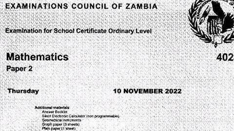 Maths P2 2022 - Well Explained