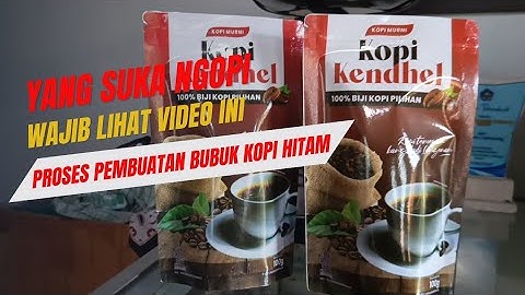 Thumbnail of The Process of Making Black Coffee Powder, How to Make Authentic Coffee Powder #coffee