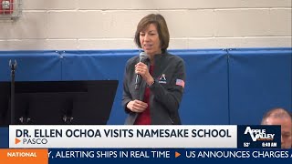 NASA Astronaut Dr. Ellen Ochoa visits first school named after her