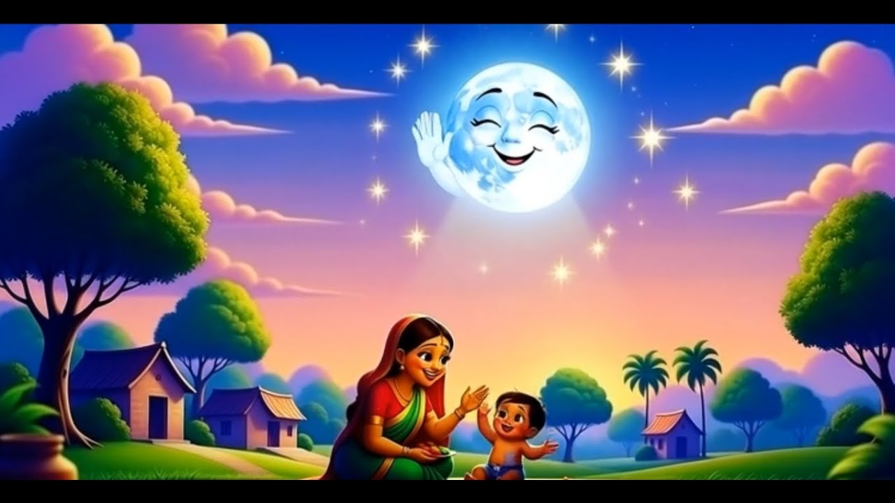 Chanda Mama Door Ke ✨ Baby Songs & Hindi Rhymes | चंदा मामा l 🌙 Kids & Nursery Rhymes 