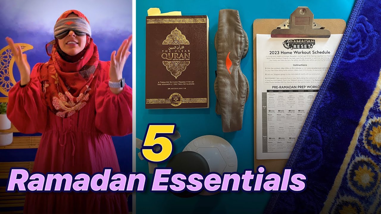 5 Ramadan Essentials! 🌙 (My Must-Have Items to Make Fasting Easier)