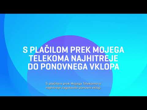 Plačevanje računov v Mojem Telekomu