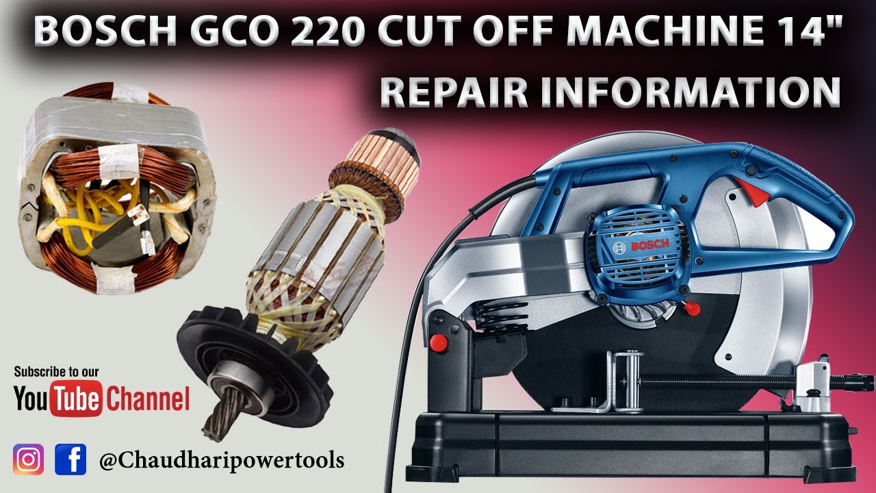 bosch professional gco 220 repair in (Hindi) bosch gco 220 repair