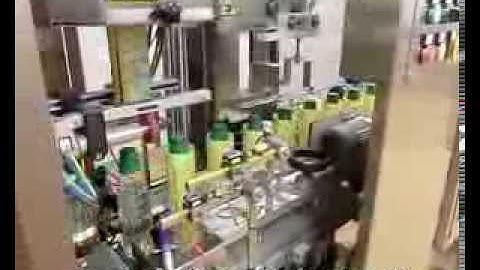 SCALIGERA PACKAGING Sleeve Applicator and Shrink Tunnel for BODY PET Bottles 12000 bph