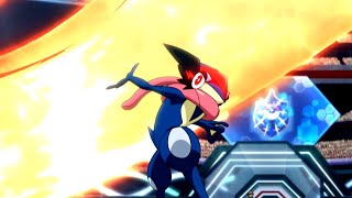 Pokémon XYZ: Ultimate Water Shuriken vs Blast Burn