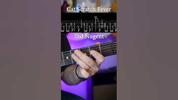 Cat Scratch Fever Guitar Riff by Ted Nugent