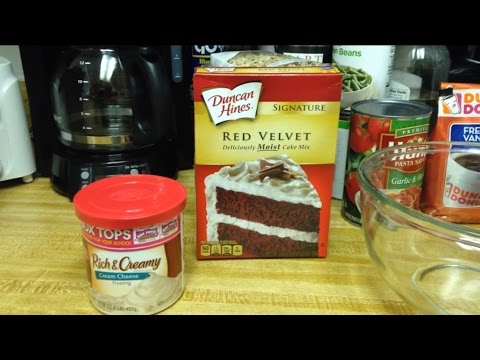 How to make a Red Velvet Cake from Duncan Hines