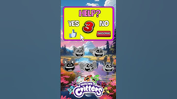 Please help me pass the Color Challenge level 999 - Test IQ - Smiling Critters animation #short