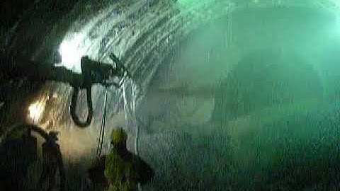 Tunnel Shotcrete Application - NATM Tunneling