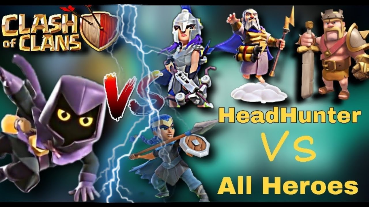 HeadHunter Vs All Heroes | Clash Of Clans | Gaming Mania