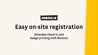 Momice Check-in | Easy on-site registration screenshot 2