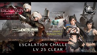 Ff7Ec Escalation 2B Lv25 Tifa Aerith And Yuffie Team , No Nier Weapons