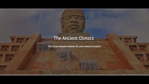 Research Process video 2: Setting up Google Sites