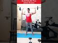 Barbell Shoulder Press/Behind The Neck #activelifestyle #motivation #healthylife #shortsvideo
