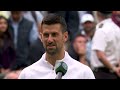Ready for the rematch... | Novak Djokovic | Semi-final On-court Interview | Wimbledon 2024