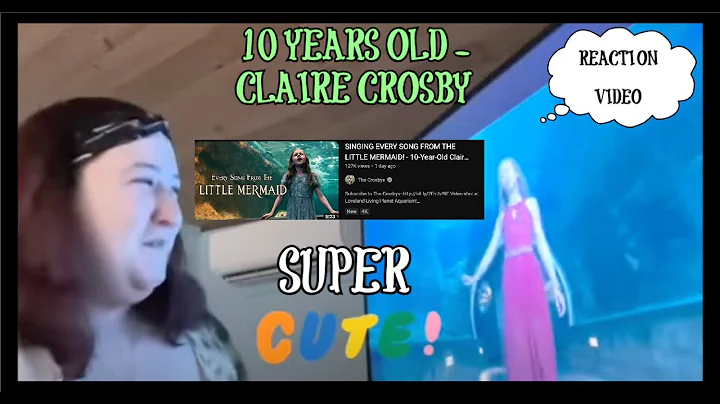 SINGING EVERY SONG FROM THE LITTLE MERMAID - 10 YEAR OLD  ( REACTION VIDEO )