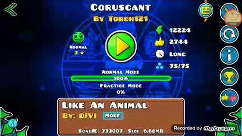 Coruscant [by torch 121] -Geometry Dash