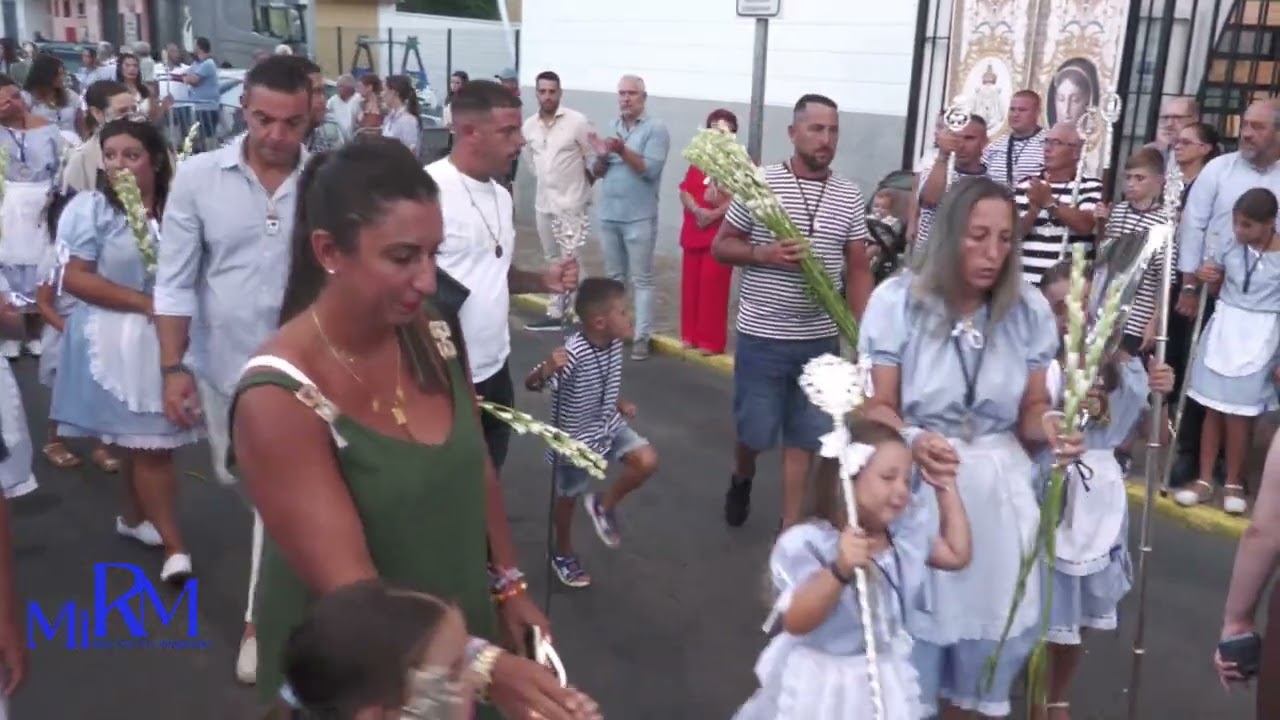 Fiestas en Honor Ntra  Sra  del Mar Ofrenda de Nardos Punta del Caiman  Isla Cristina 23 Agosto 2025