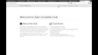 Scrabble Website
