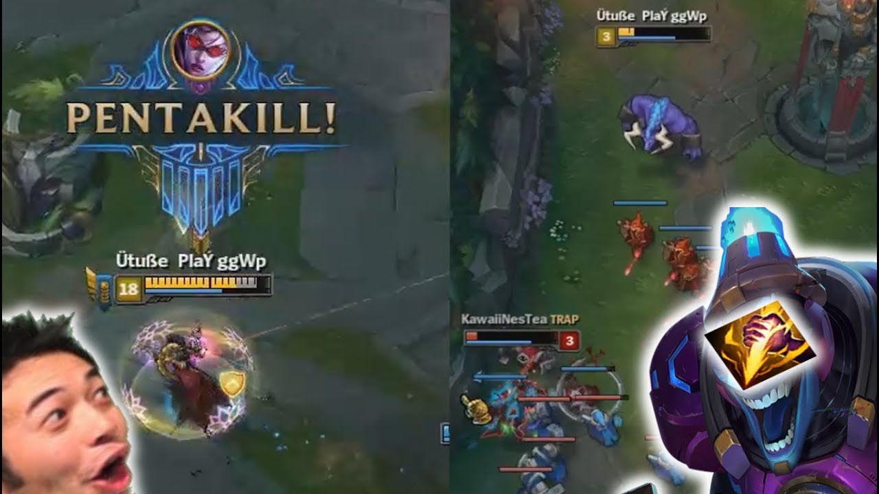 B4TB-Vayne Pentakill,Brand Jungle,Insane Alistar Bait | League of Legends