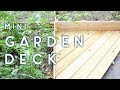 DIY Mini Garden Deck | scrap wood speed build DIY Mini Garden Deck | scrap wood speed build